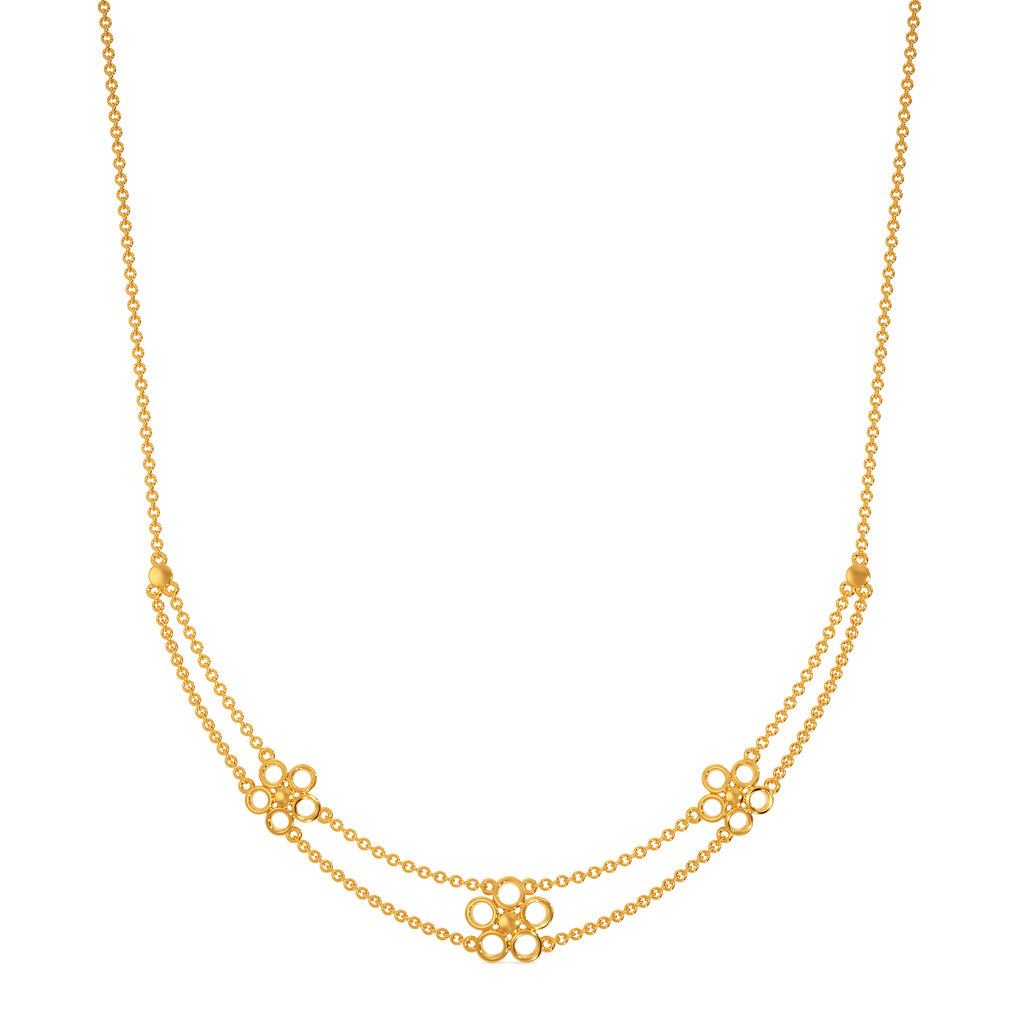 Polka Pop Gold Necklaces