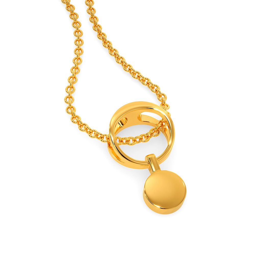 Retro Revival Gold Pendants