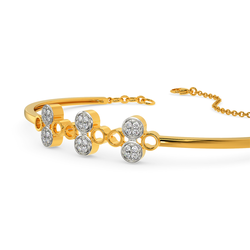 All About Polka Diamond Bangles