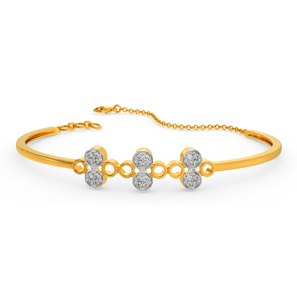 All About Polka Diamond Bangles