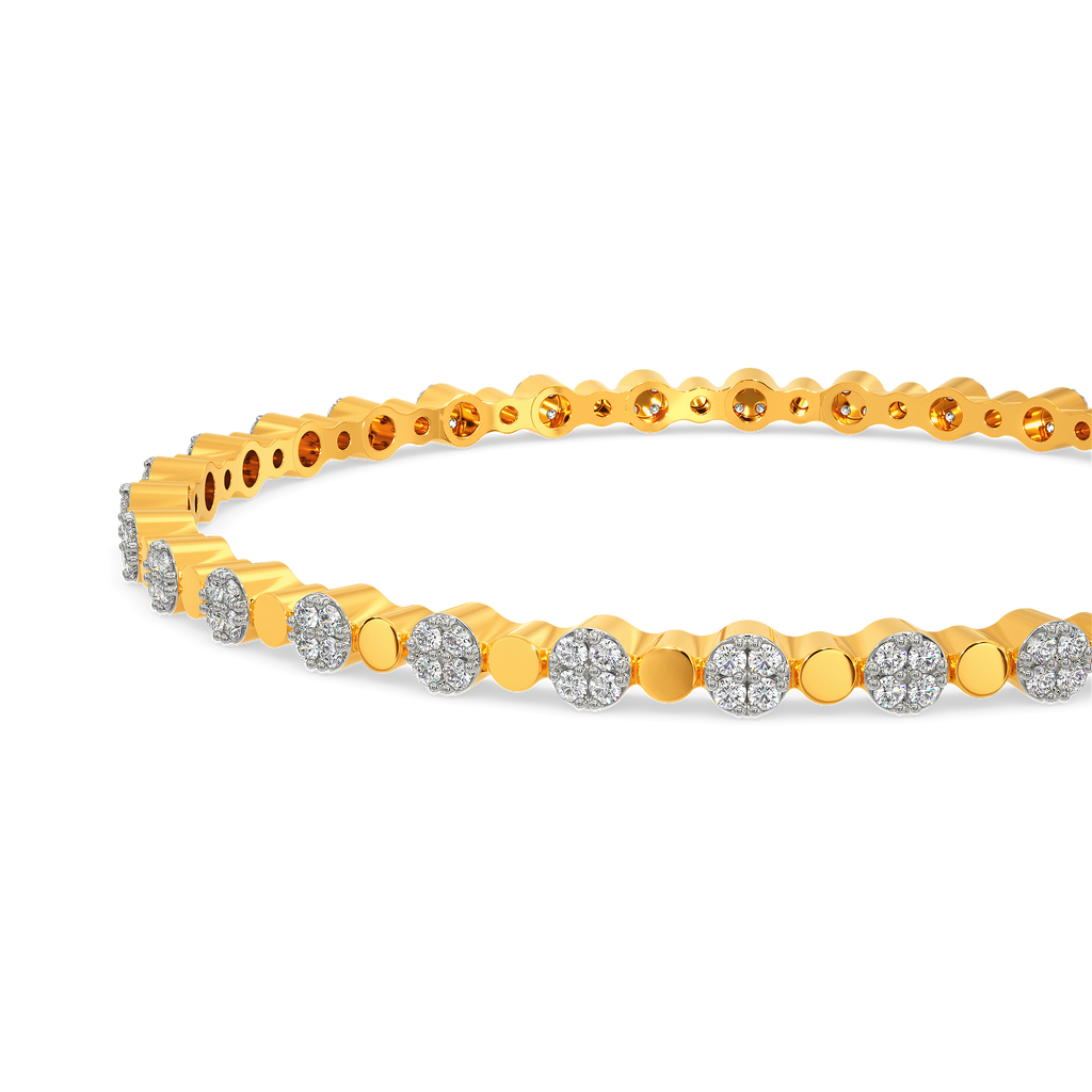 Polka Magic Diamond Bangles