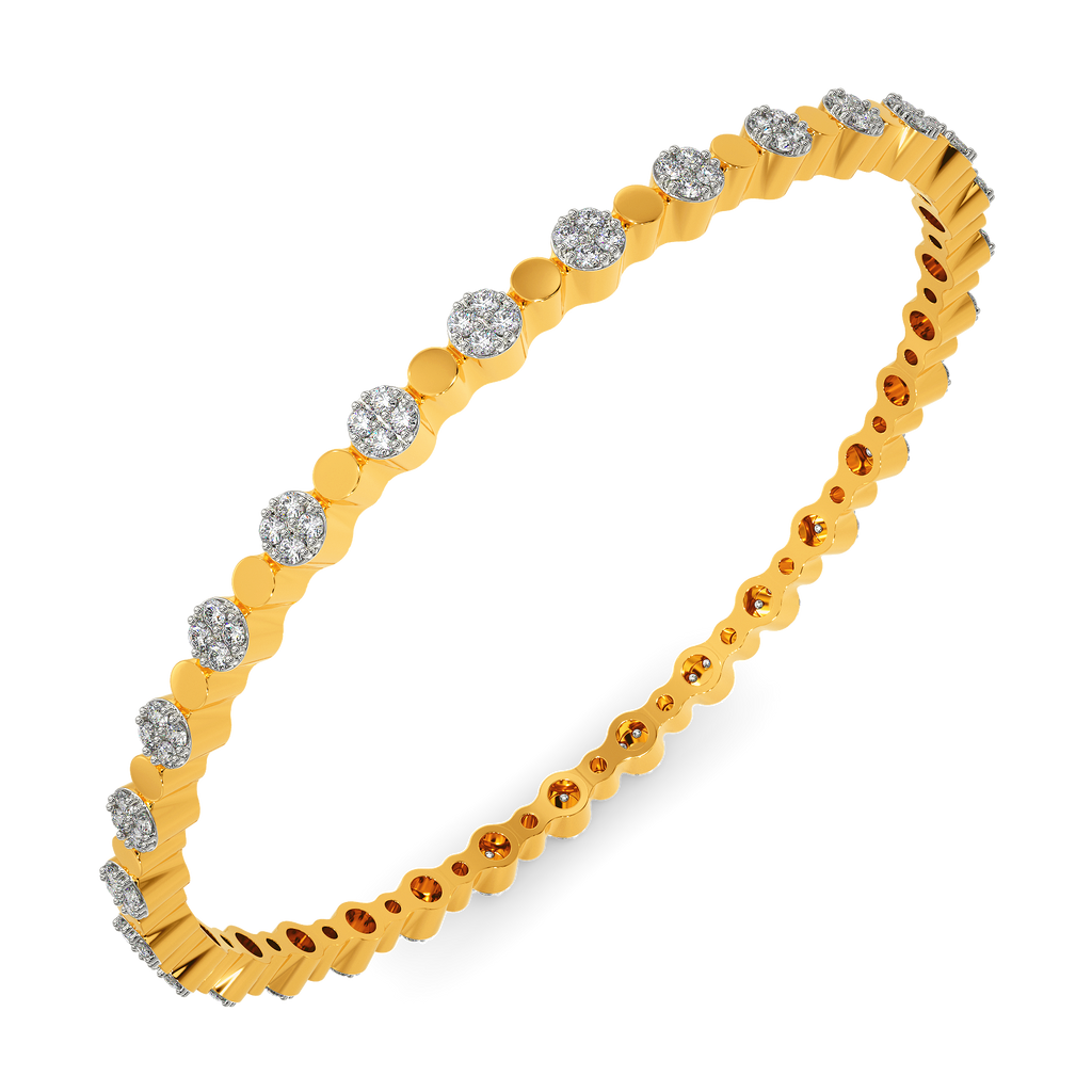 Polka Magic Diamond Bangles