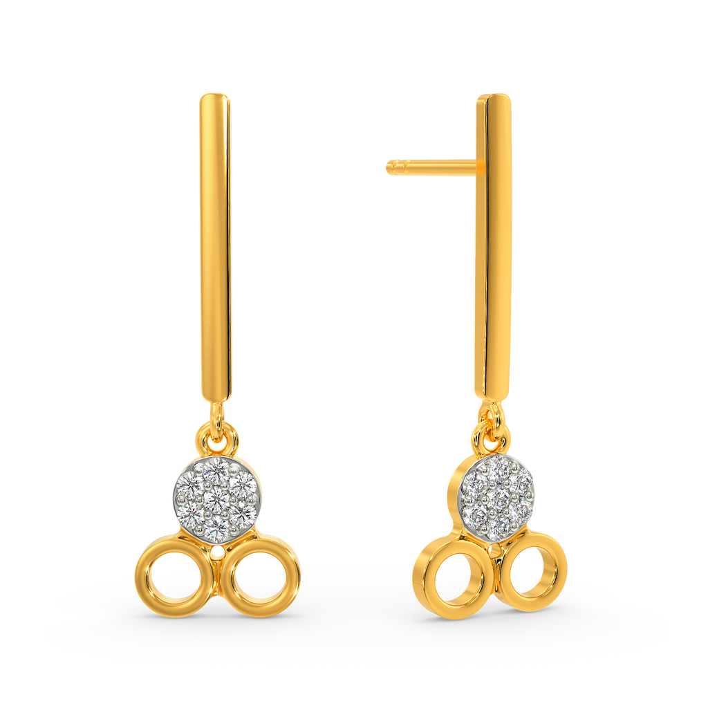 Retro Magic Diamond Earrings