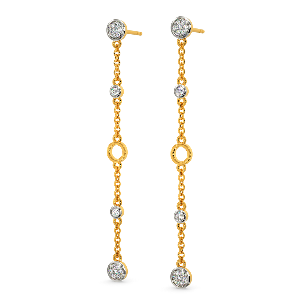 Polka Soul Diamond Earrings