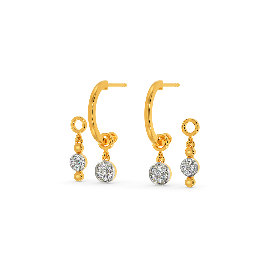 Polka Soul Diamond Earrings