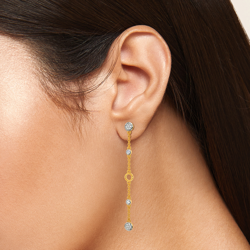 Polka Soul Diamond Earrings