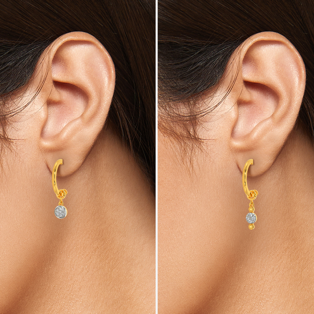 Polka Soul Diamond Earrings