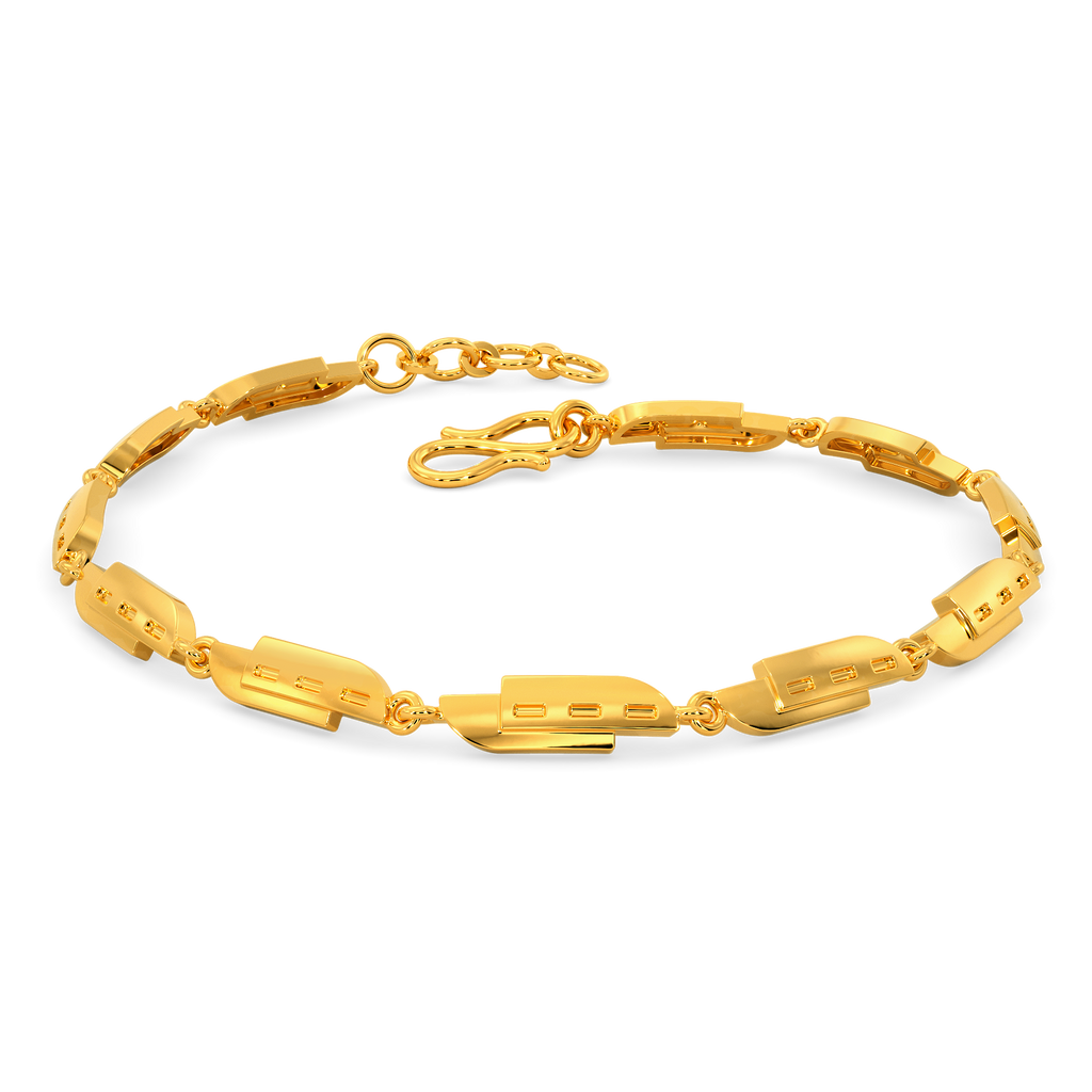 Dare To Denim Gold Bracelets