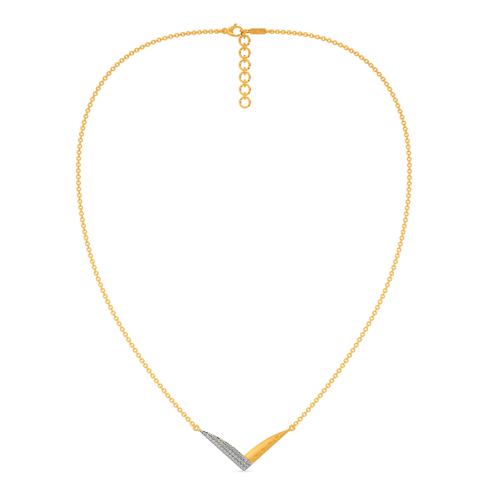 Denim Sync Diamond Necklaces