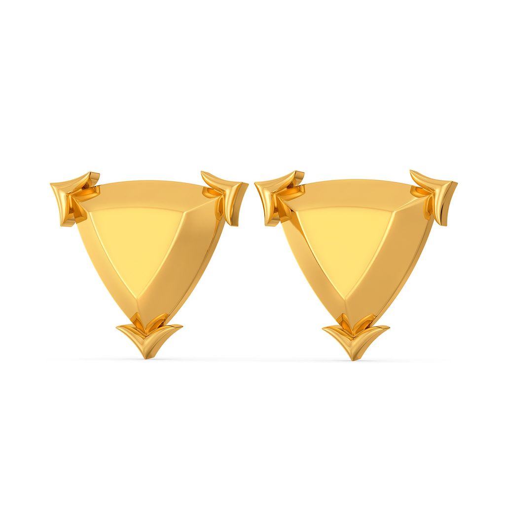 Chic Childhood Gold Earrings