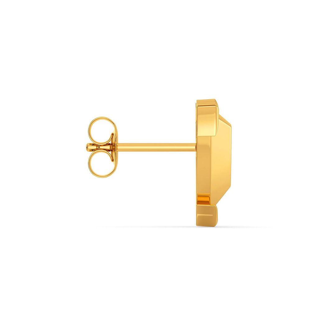Chic Childhood Gold Earrings
