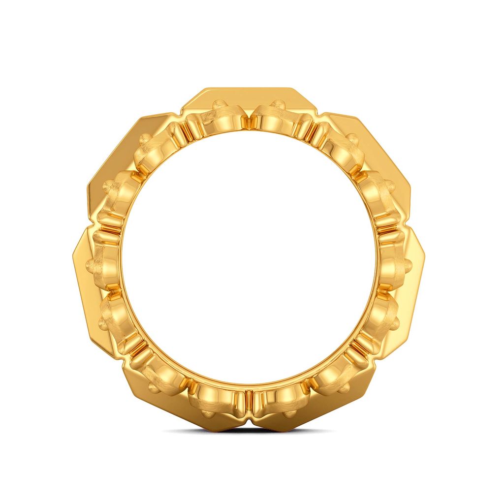 Victorian Swirls Gold Rings image