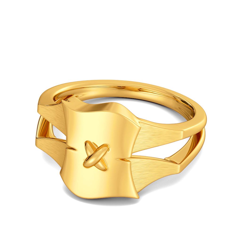 Ruffle Rhythm Gold Rings alternate view 3