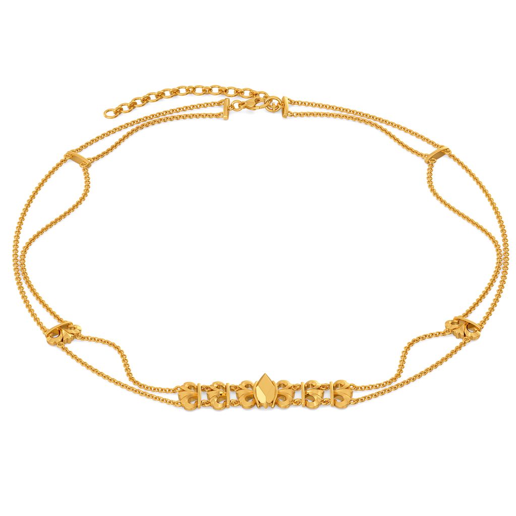 Quirk O Doll Gold Necklaces