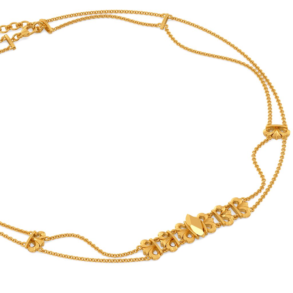 Quirk O Doll Gold Necklaces