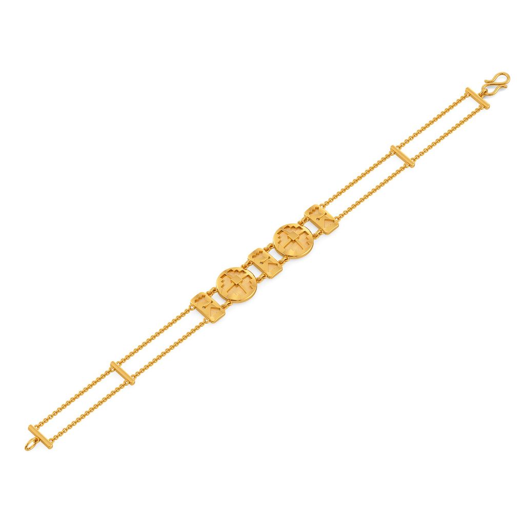 Woven Victorian Gold Bracelets