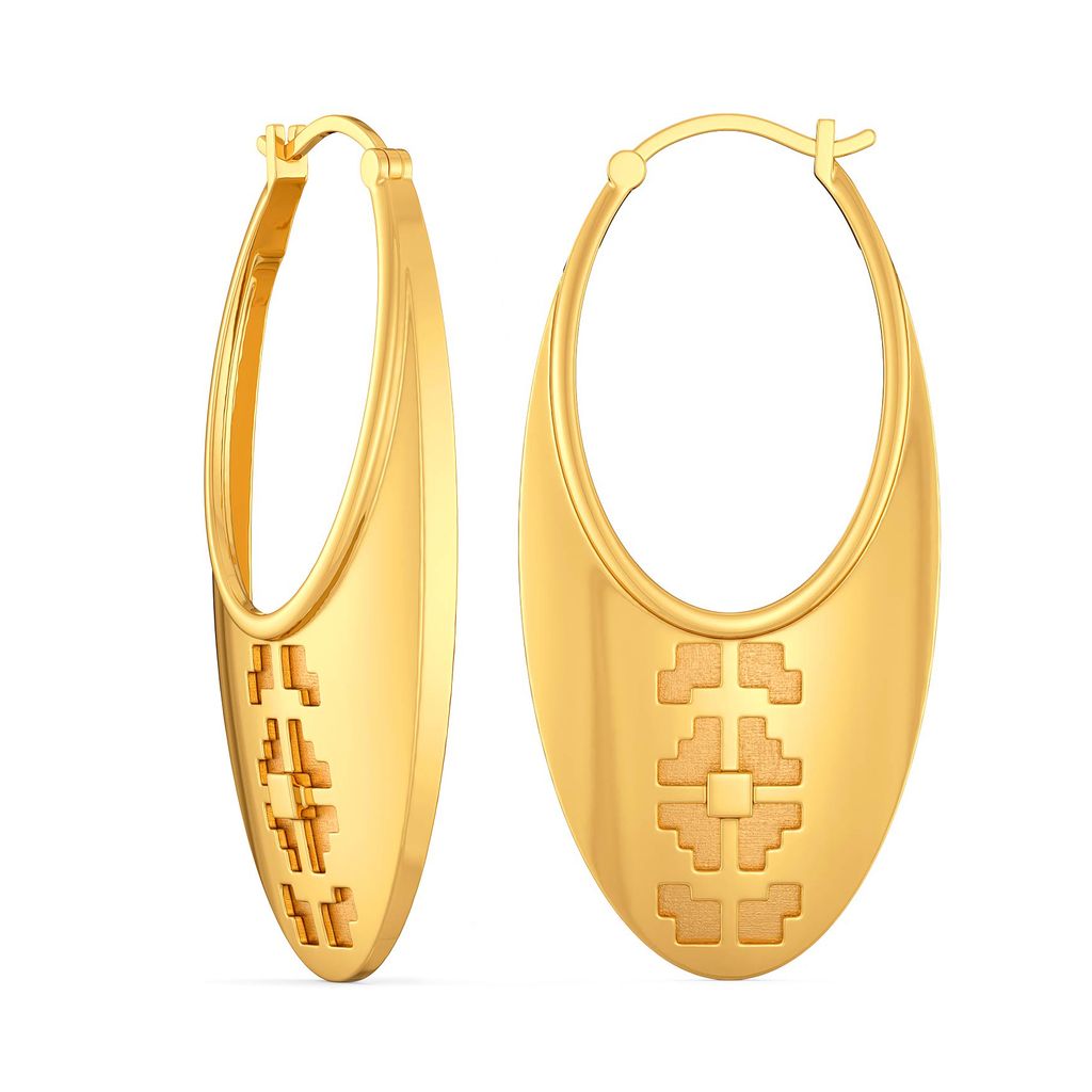 Woven Victorian Gold Earrings