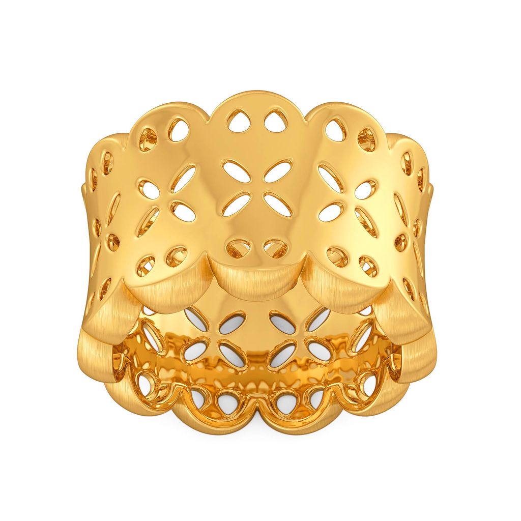 Dame of Fame Gold Rings alternate view 2