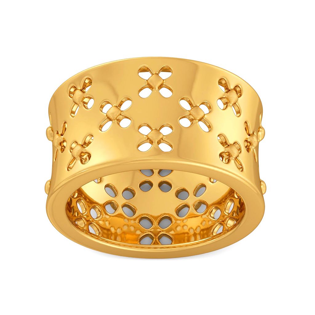 Playful Madame Gold Rings alternate view 2