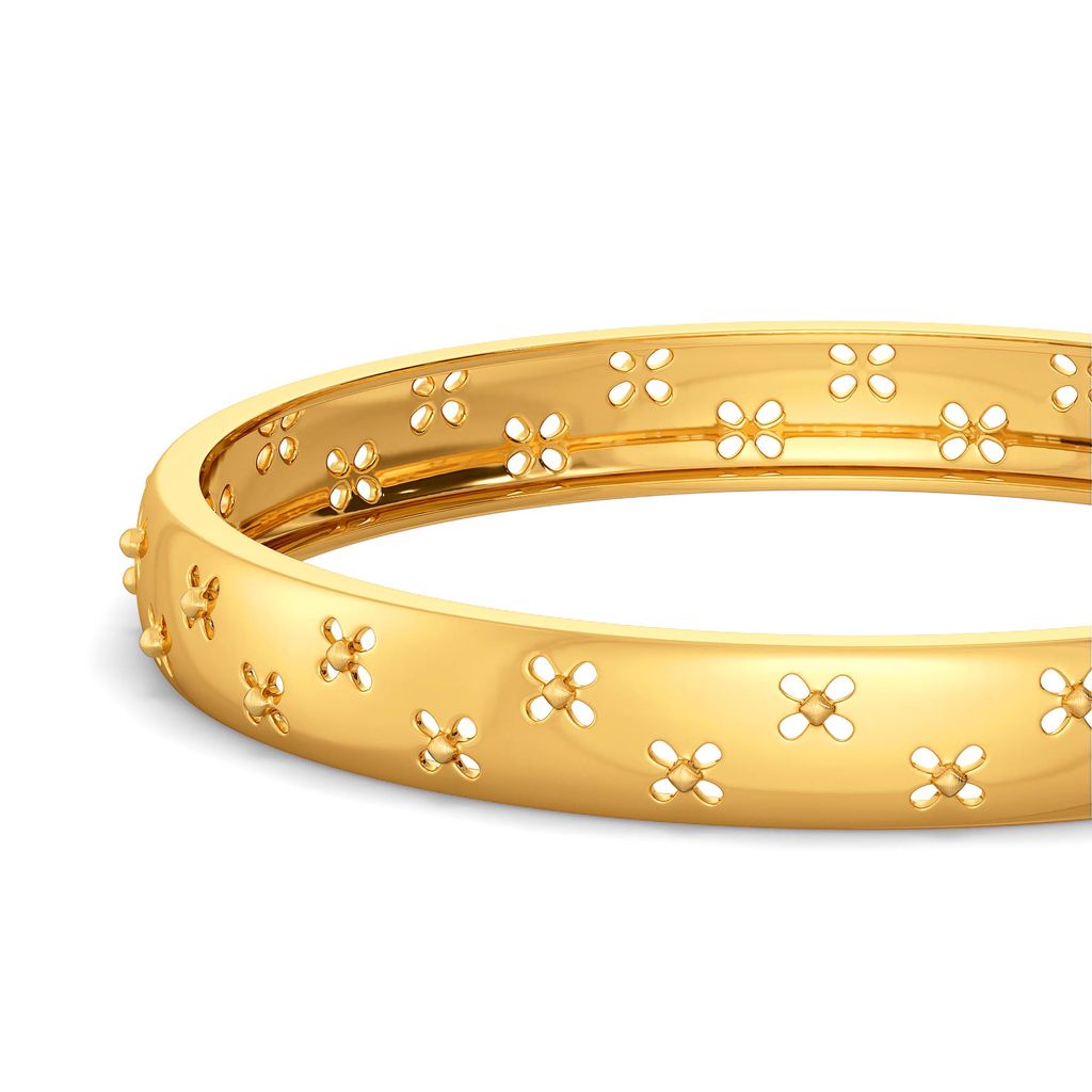 Playful Madame Gold Bangles