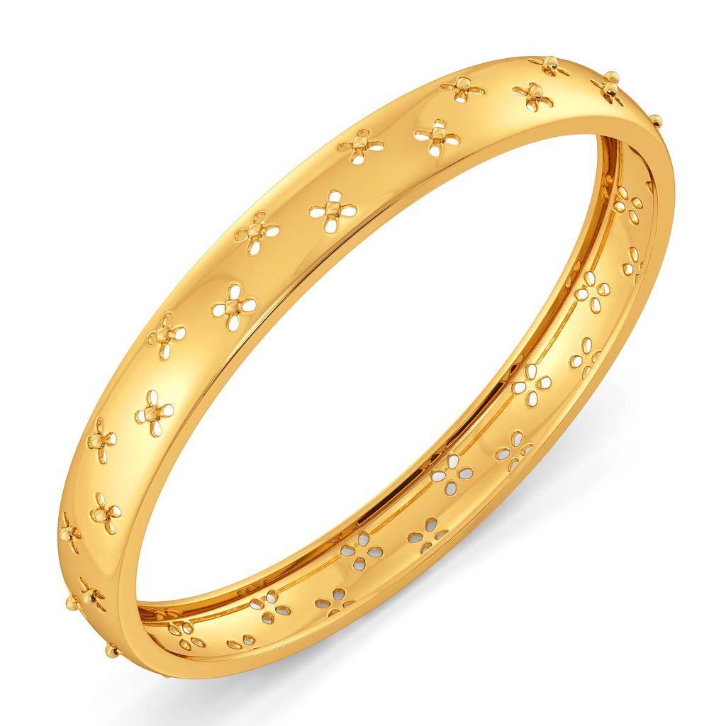 Playful Madame Gold Bangles