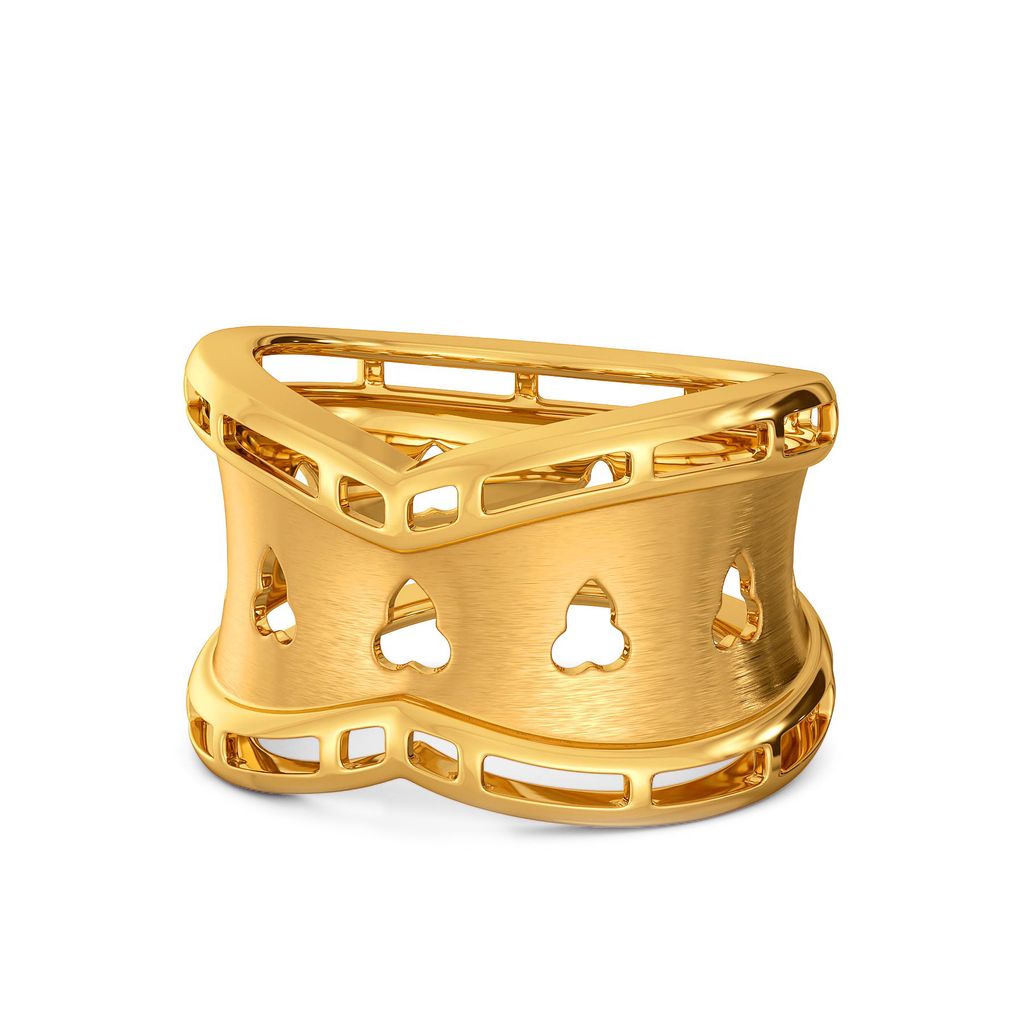 Lacy Honour Gold Rings alternate view 3