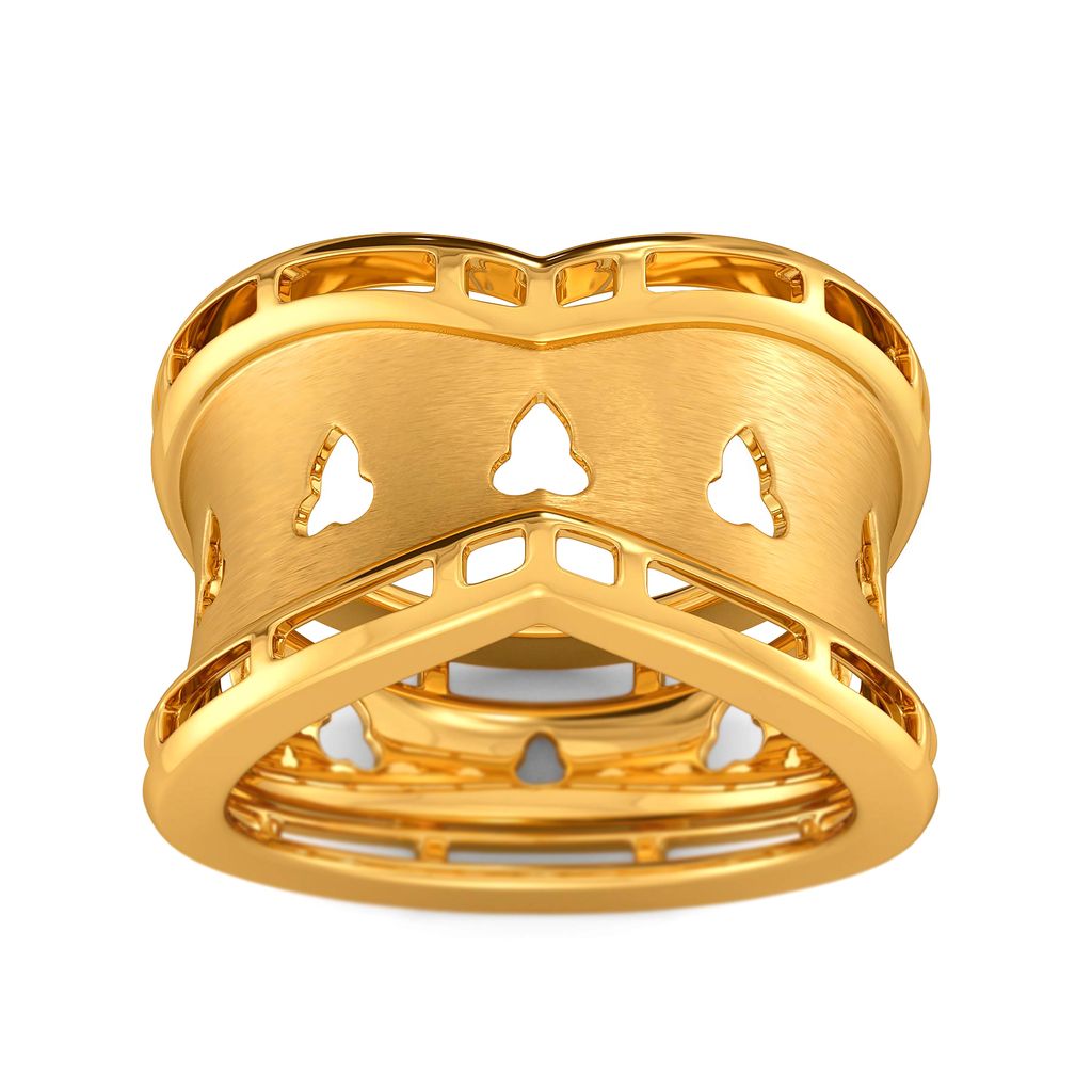 Lacy Honour Gold Rings alternate view 2