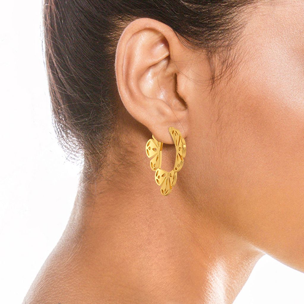 Lacy Stacy Gold Earrings