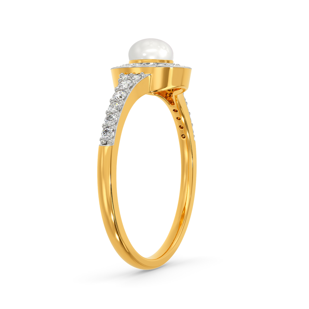Tune Of Pearls Diamond Rings image