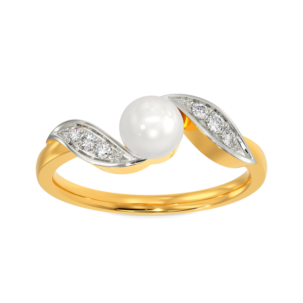 Pearl Vibe Diamond Rings alternate view 3