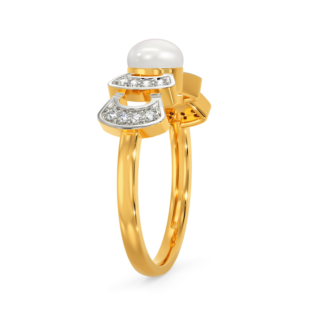 Vibin To Pearls Diamond Rings image