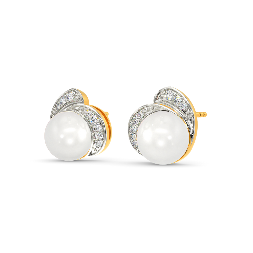 Pearl Jam Diamond Earrings