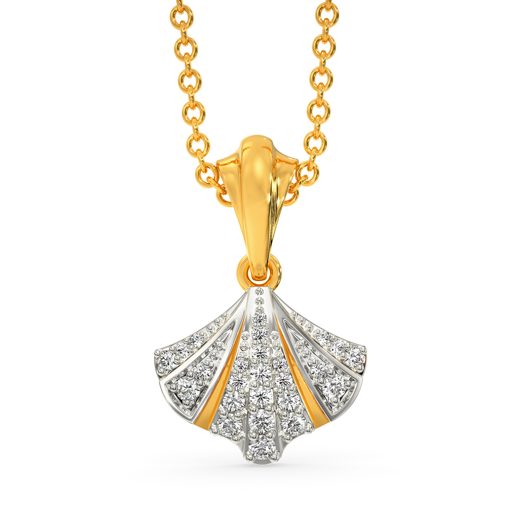Drapin Drapes Diamond Pendants