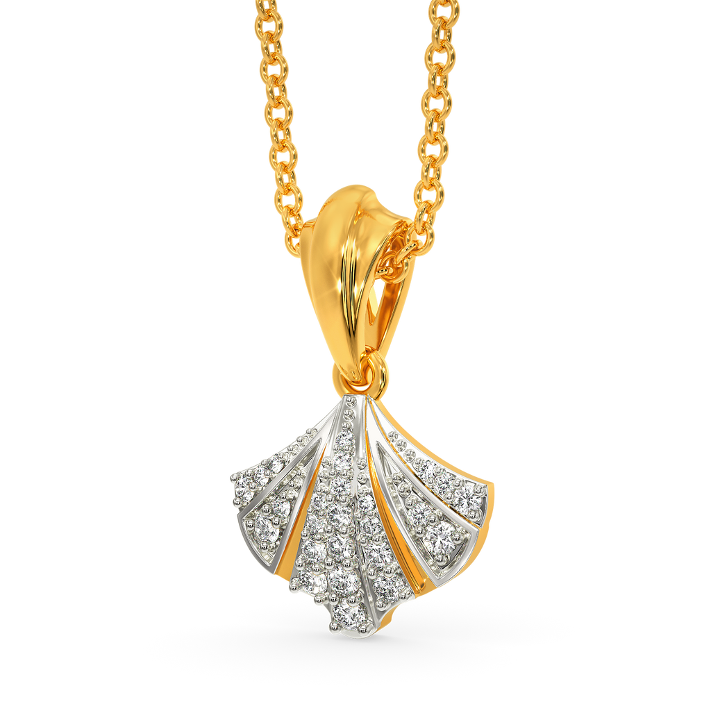 Drapin Drapes Diamond Pendants