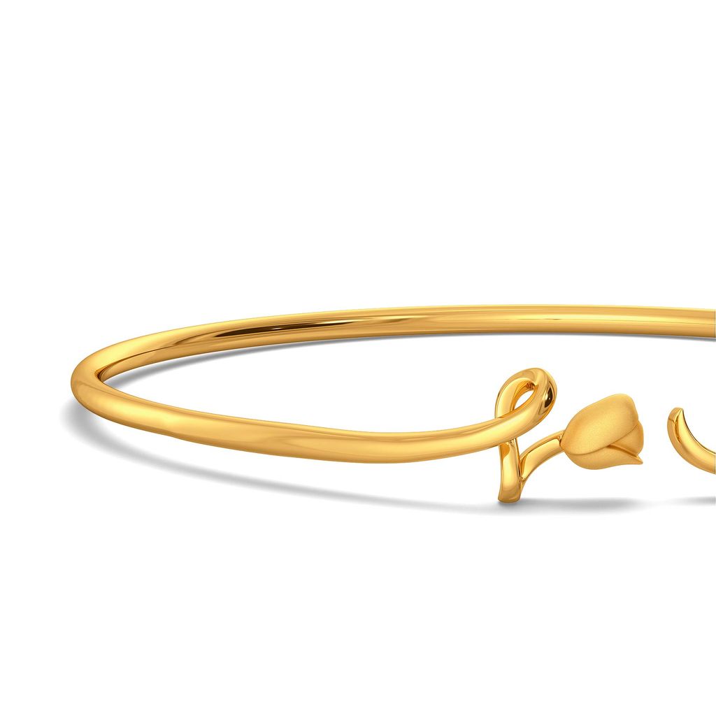 Twirl Vines Gold Bangles