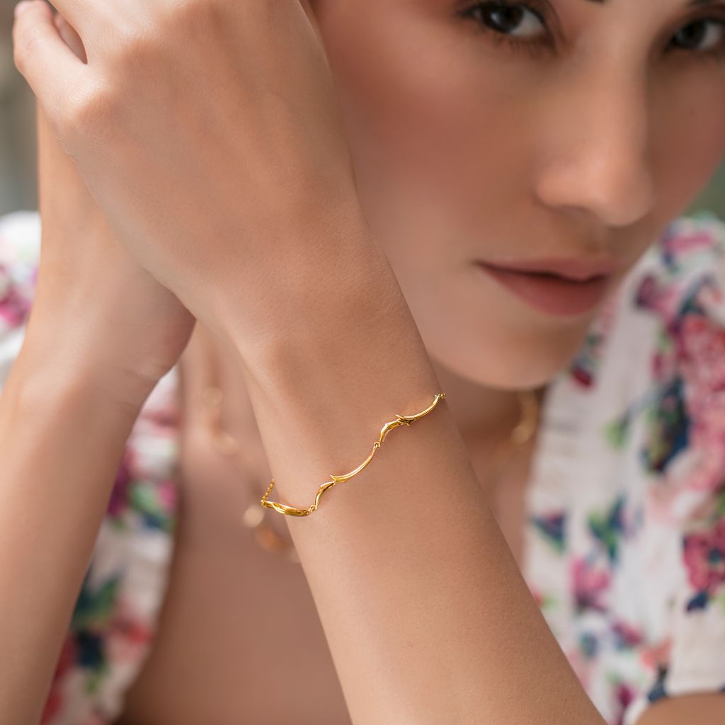 Victorian Fantasy Gold Bracelets