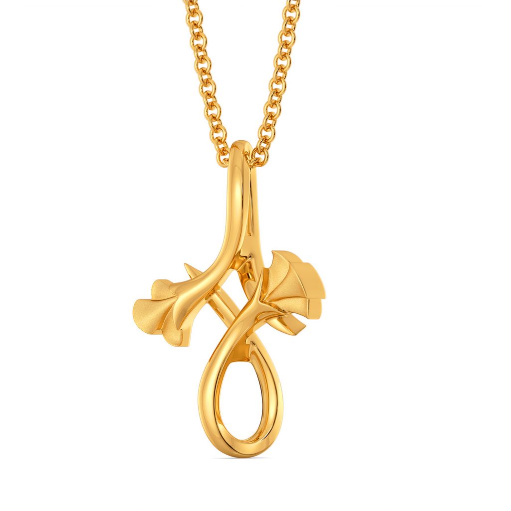 Wall Flower Gold Pendants
