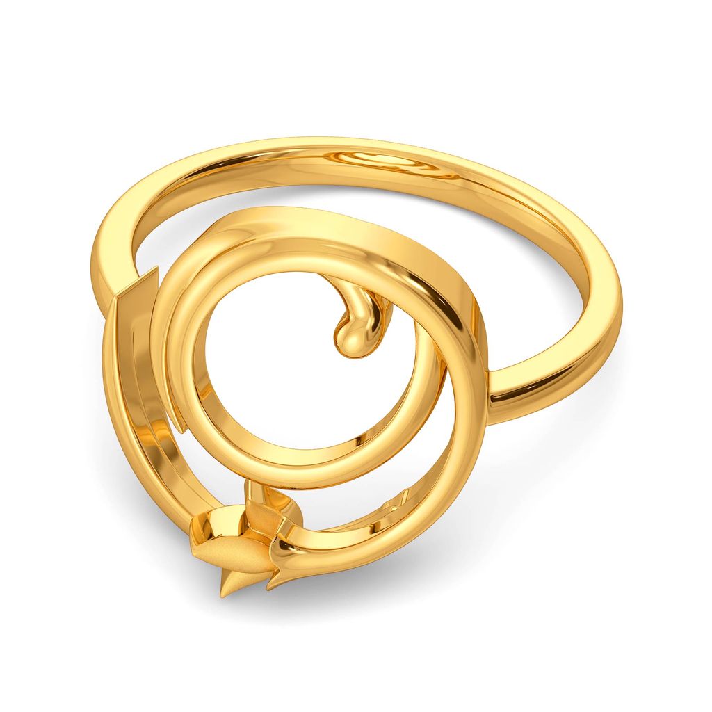 Loop De Vine Gold Rings alternate view 3