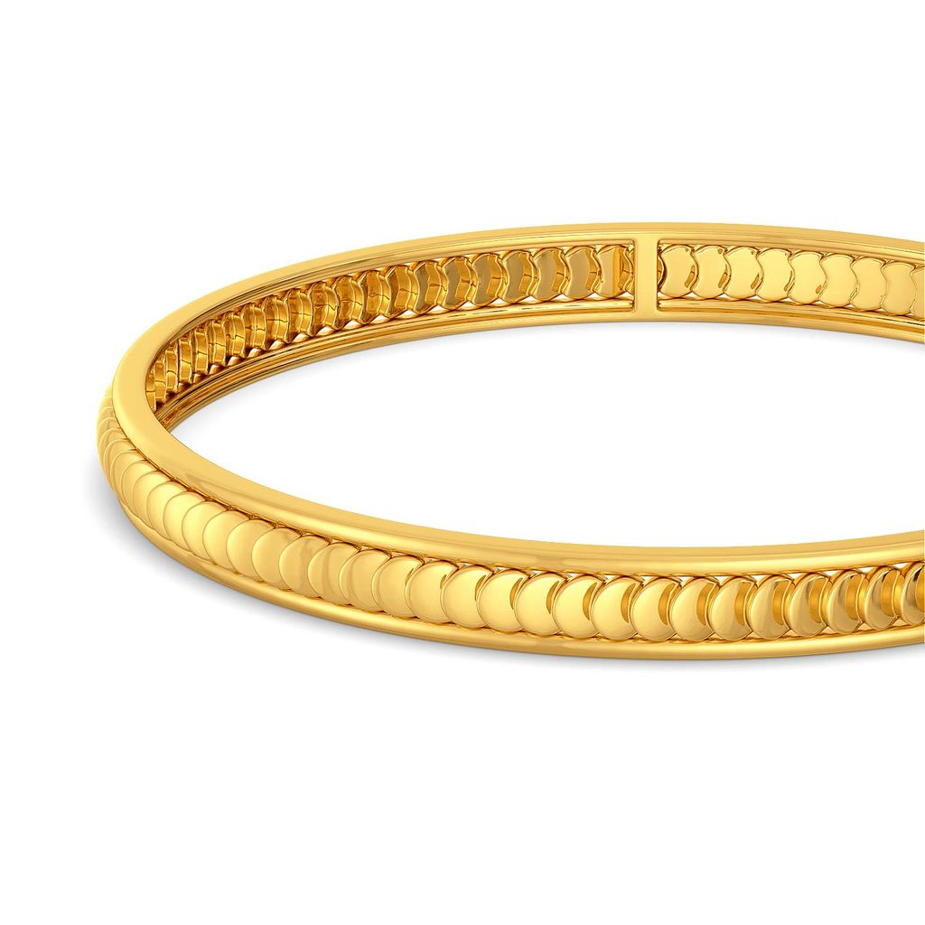 Coin Loops Gold Bangles