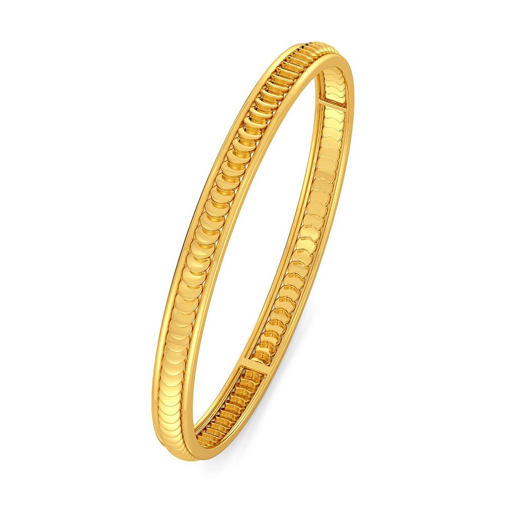 Coin Loops Gold Bangles