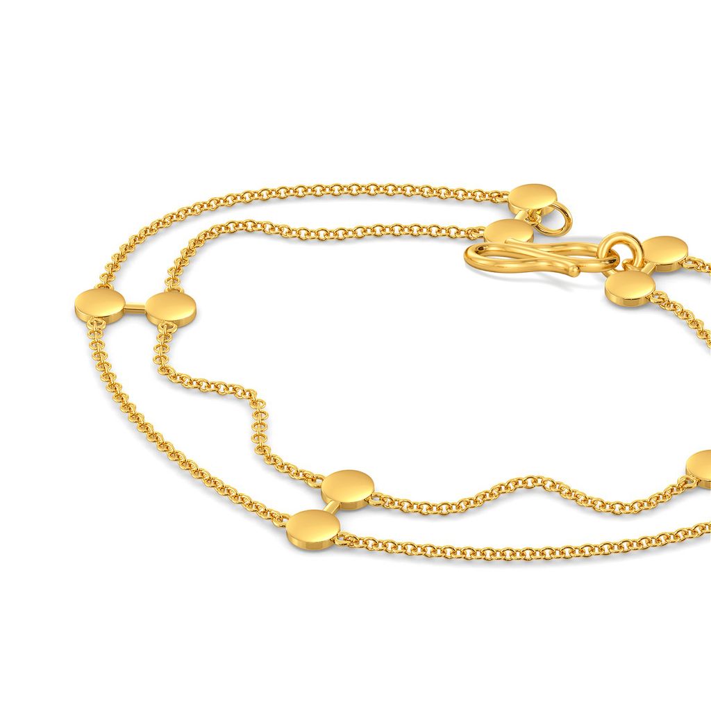 Shimmer N Glimmer Gold Bracelets