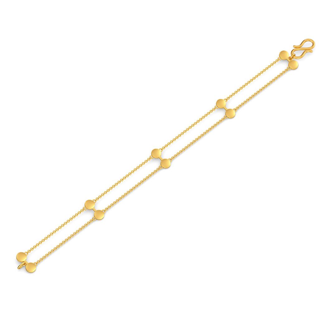 Shimmer N Glimmer Gold Bracelets