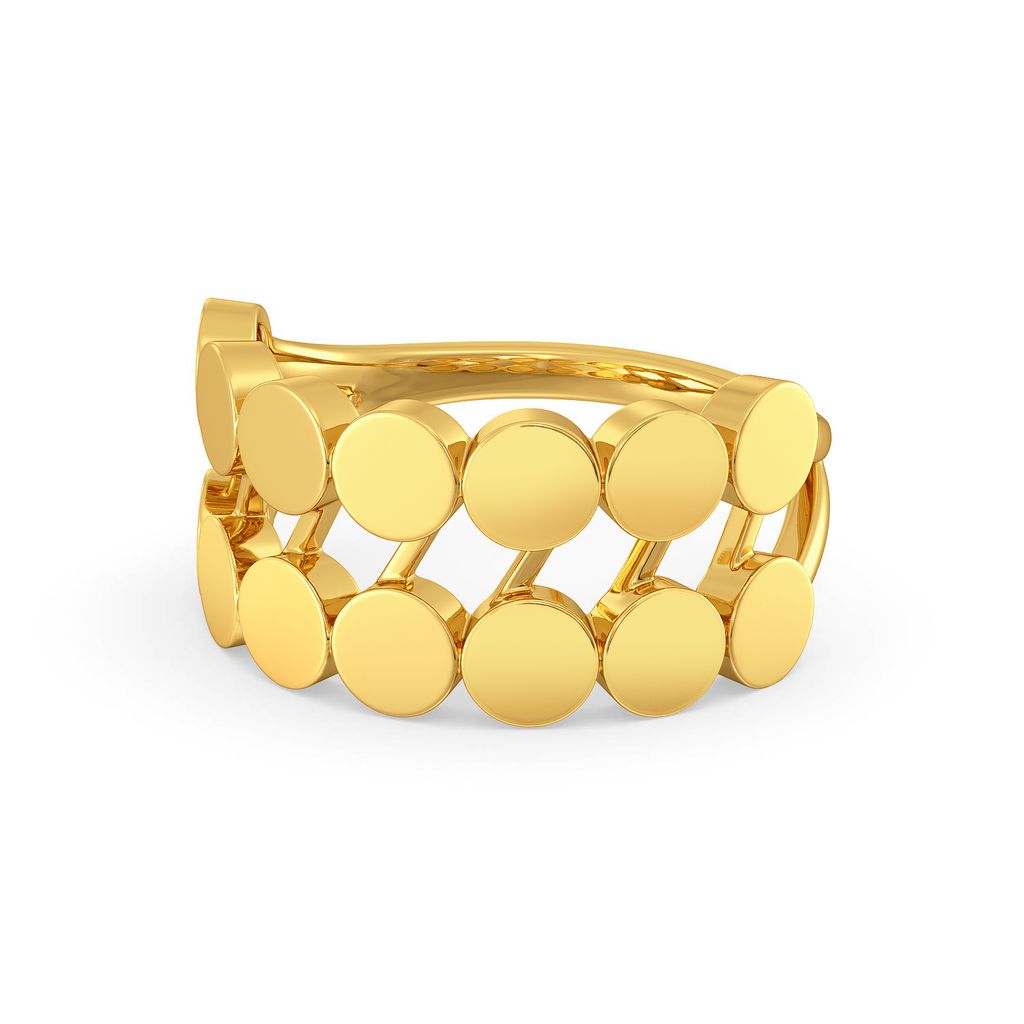 Shimmer N Glimmer Gold Rings image