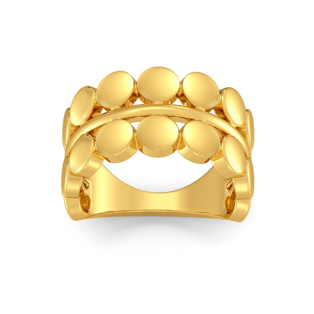 Sync in Sequin Gold Rings alternate view 3