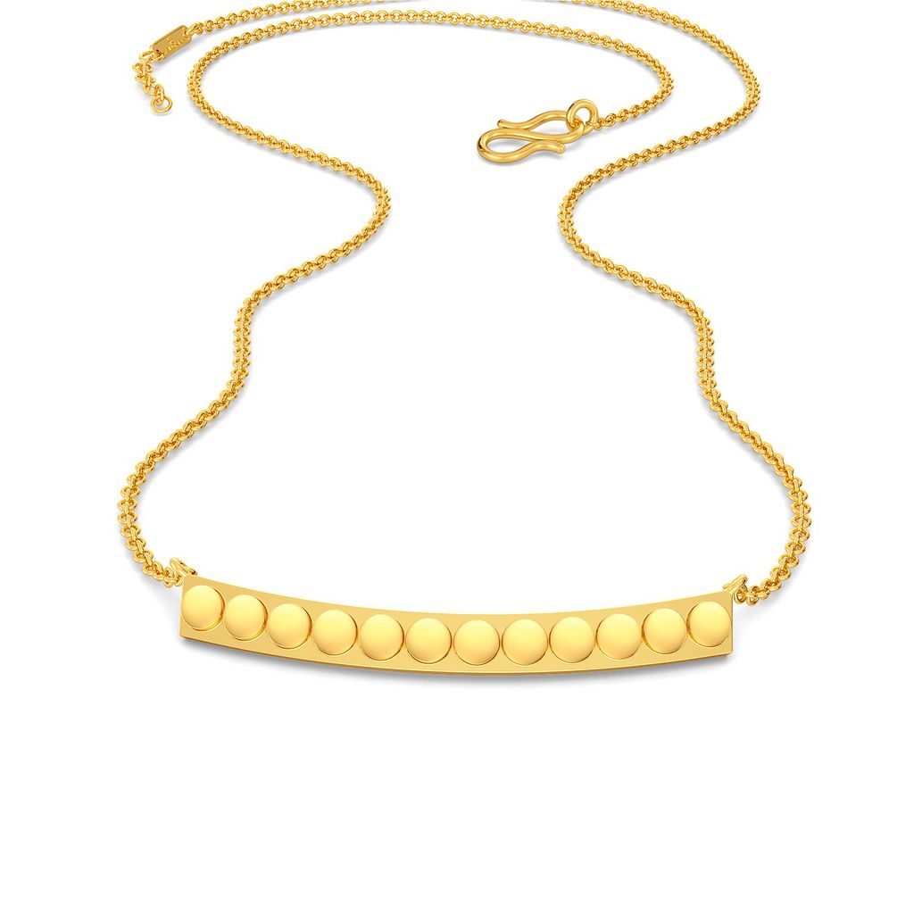 Coin Joints Gold Necklaces