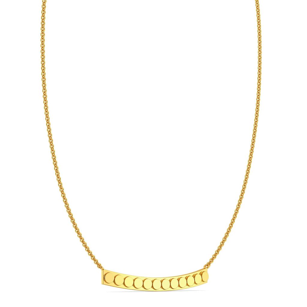 Coin Joints Gold Necklaces