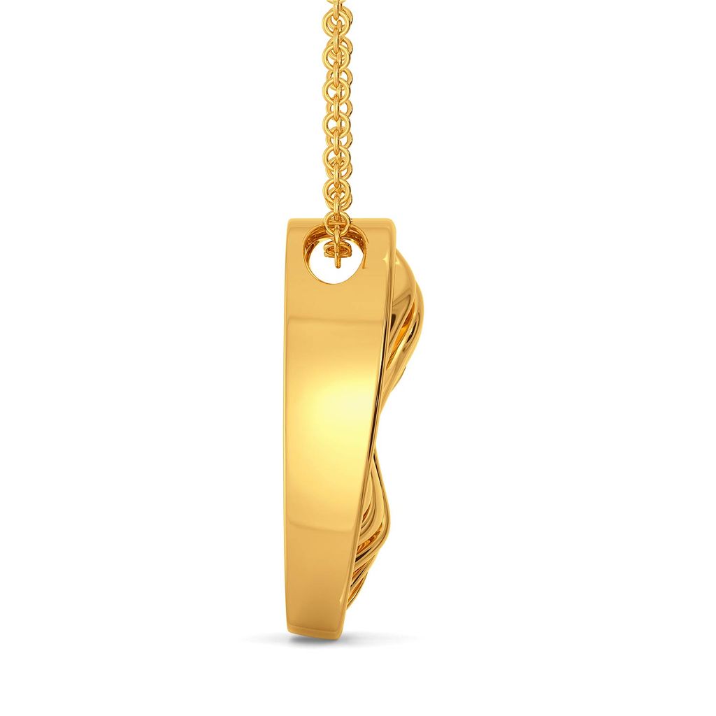 Frill Twill Gold Pendants