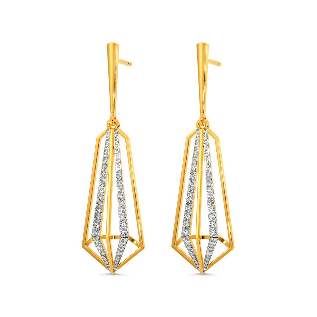 Viva Volume Diamond Earrings