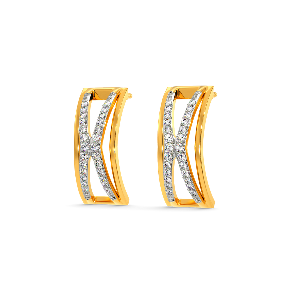 Viva Volume Diamond Earrings