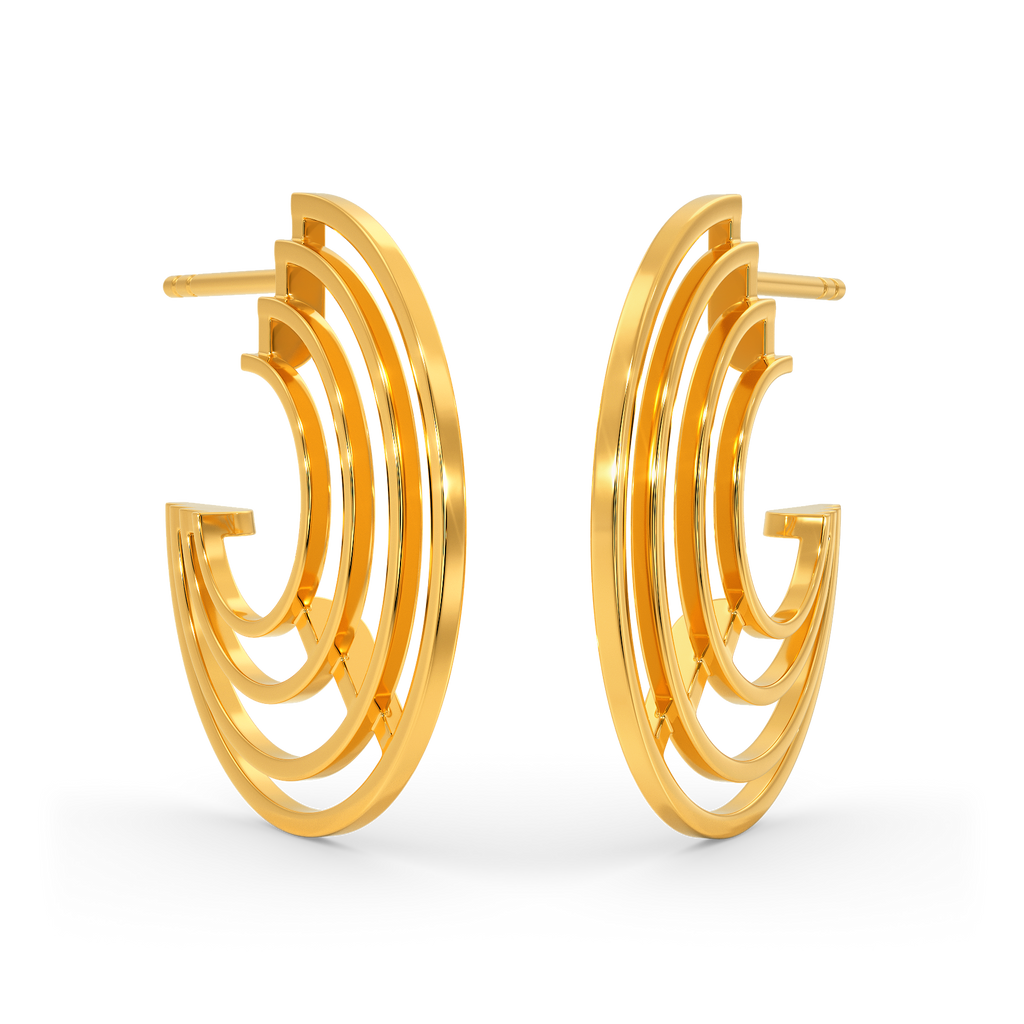Volumize Me Gold Earrings
